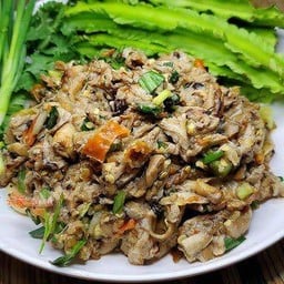 ตำแจ่วเห็ดฟาง
