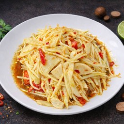 ส้มตำหมูยอรสเด็ด (ไม่ใส่ปลาร้า)