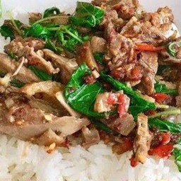 กระเพราเป็ดตุ๋น