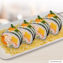 เซ็ทโรลสายรุ้งแซลมอนเบิร์น