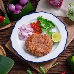 หมูสับปลาเค็มทอด