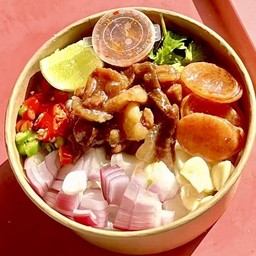 ข้าวขยำหมูหวาน