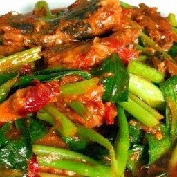 คะน้าปลากระป๋อง