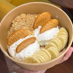 ดับเบิ้ลกรีกโยเกิร์ตโบล์ว x แครกเกอร์ x กล้วยหอม โคตรอร่อย กรุบๆ ฟินสุด