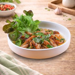 ยำไก่ย่าง ( Spicy Grilled Chicken Salad )