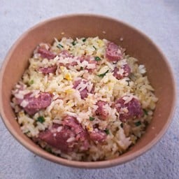 ข้าวผัดเเหนม (ใส่ต้นหอม)
