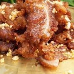 กระดูกอ่อนทอดกระเทียม