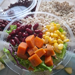 สลัดผัก+ธัญพืช