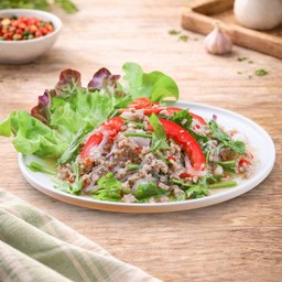 ยำวุ้นเส้นหมู ( Spicy Glass Noodle Salad with Minced Pork)