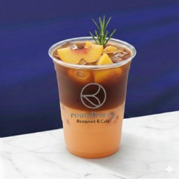 กาแฟพีชเย็น