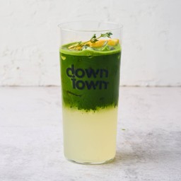 Iced Matcha Yuzu Sprakling