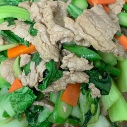 ผัดผักรวมมิตรหมู