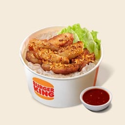 ข้าวไก่แดดเดียว พร้อมหอมเจียว