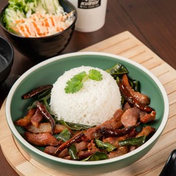 เซต ข้าวหมูแดดเดียว