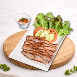 คอหมูย่าง ( Grilled Pork Neck )