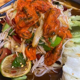 ตำซั่ว+หอยดอง