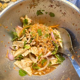 ยำวุ้นเส้นหมูสับ