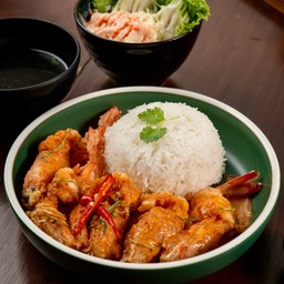 เซตข้าวฉู่ฉี่กุ้ง