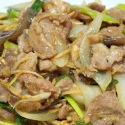 หมูผัดขิง