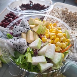 สลัดผัก+ผลไม้