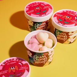 I Woof You (Cup 85g) - ไอติมน้องหมารสแซลมอนครีมชีสและชีสนมแพะบีทรูท