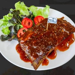 สเต็กเด็กแนว  ณ ตลาดคลองตัณฑิกุล