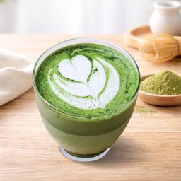 มัทฉะลาเต้ร้อน ( Hot Matcha Latte )