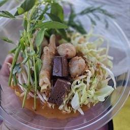 ร้านเราขนมจีนบุฟเฟ่ผัก