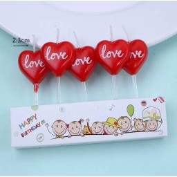 หัวใจแดง love (1แท่ง)