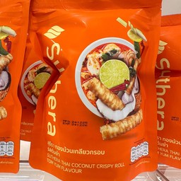 ทองม้วนเกลียวกรอบสุธีรา รสต้มยำ 70 กรัม