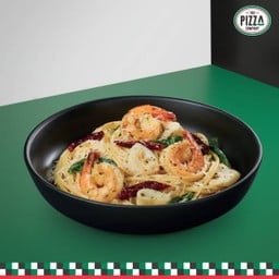 สปาเก็ตตี้ซีฟู้ดผัดพริกแห้ง (pasta)