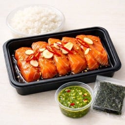 แซลมอนดองโชยุญี่ปุ่น