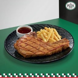 สเต็กพอร์คช็อปและเฟรนช์ฟรายส์ (steak)