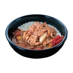 ข้าวแกงกะหรี่ท็อปปิ้งเนื้อสุคิยะ