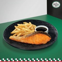 สเต็กแซลมอนย่างซอสเทอริยากิ (steak)