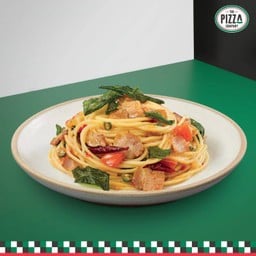 สปาเก็ตตี้ขี้เมาเบคอน (pasta)