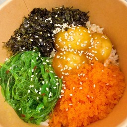 ข้าวด้งหน้าไข่ดอง