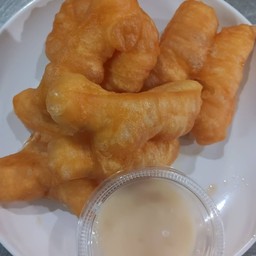 ปาท่องโก๋ 10ตัว+นมข้น