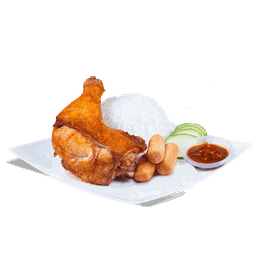 ข้าวสะโพกไก่อบ