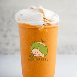 ชาไทย มะพร้าวนมสดปั่น