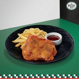 สเต็กไก่บาร์บีคิวและเฟรนช์ฟรายส์ (steak)