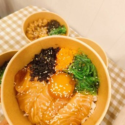 ข้าวด้ง แซลม่อน