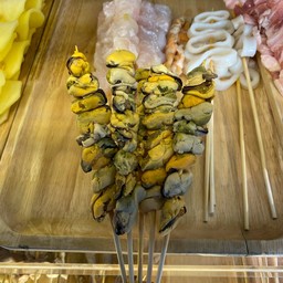 หอยเเมลงภู่ชิลี (ปิ้งย่าง)