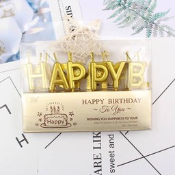 HAPPY BIRTH DAY สีทอง