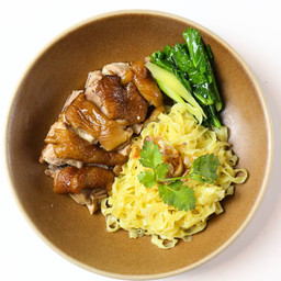 ก๋วยเตี๋ยว แห้ง ขาหมู | Dry Noodles with Braised Pork Knuckle