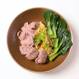ก๋วยเตี๋ยวแห้ง น่องลายกรอบ | Dry Noodle with sliced beef shank