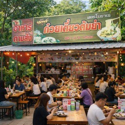 เจ้พรก๋วยเตี๋ยวต้มยำโบราณ&ตามสั่ง