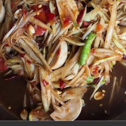 ตำลาวหมูยอ