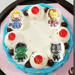 เค้กซูเปอร์ฮีโร่ ขนาด 1ปอนด์