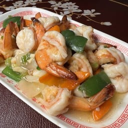 กุ้งสดผัด